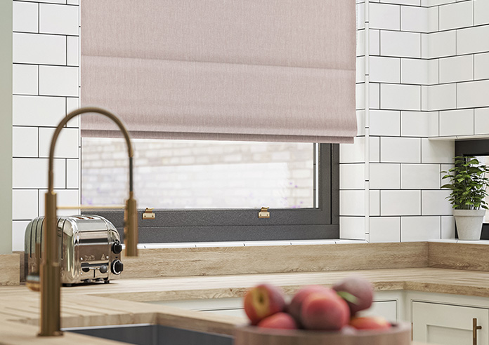 Delicate Chevron, Rusett - Twist&Fit Roman Blind - Image 5